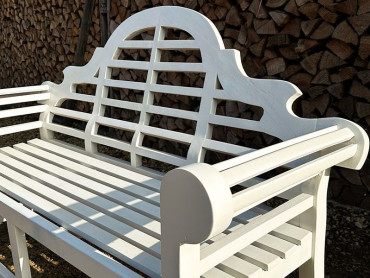 Lutyens Bench Lutyens Teak Bench 165cm | Painted