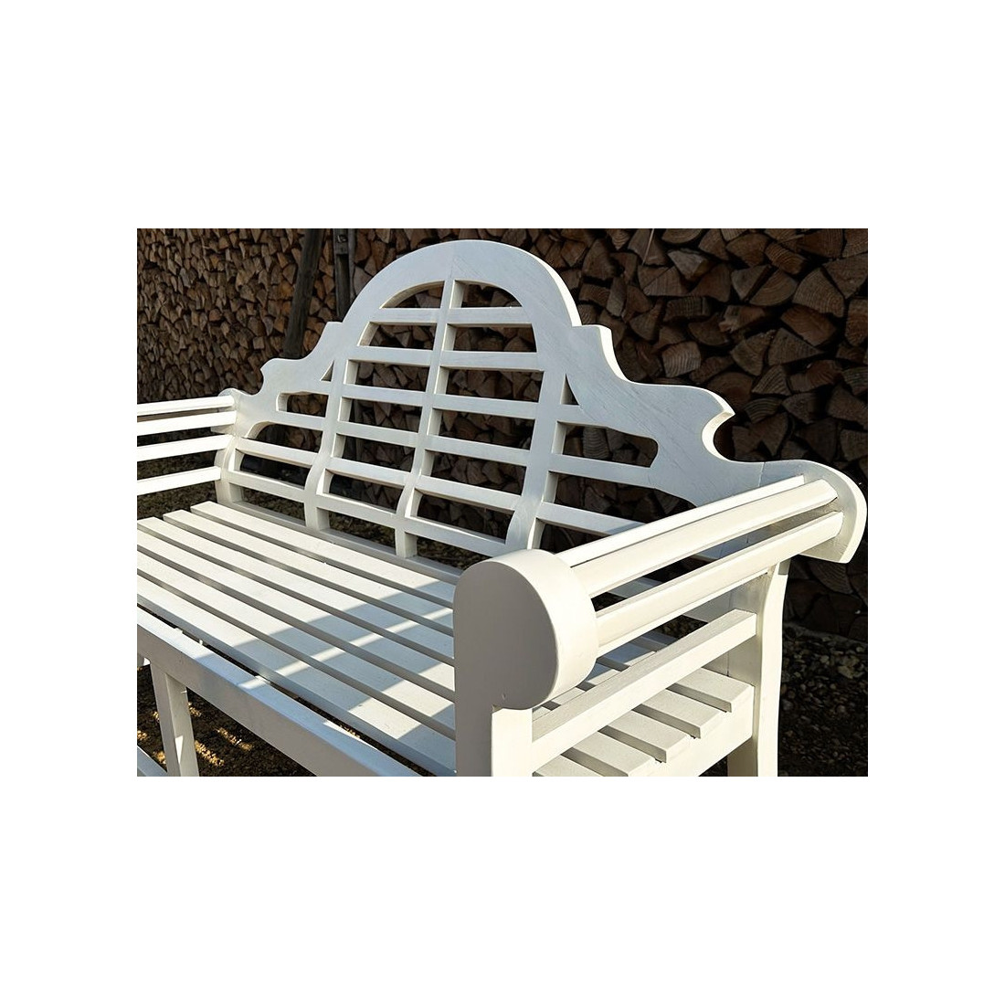 Lutyens Bench Lutyens Teak Bench 165cm | Painted