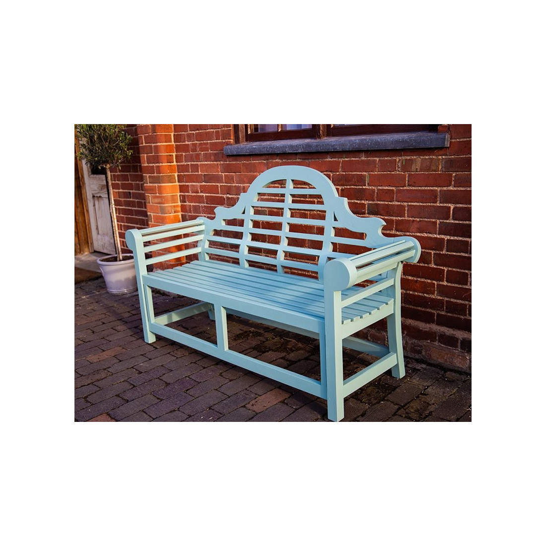 Lutyens Bench Lutyens Teak Bench 165cm | Painted