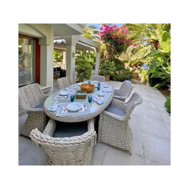 Fiji Oval 6 Chair Set