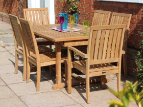 Winchester 6 Chair Extending Set  - 13