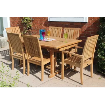 Pacific 4 Seat Round Dining