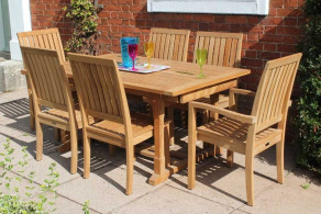 Winchester 6 Chair Extending Set  - 1