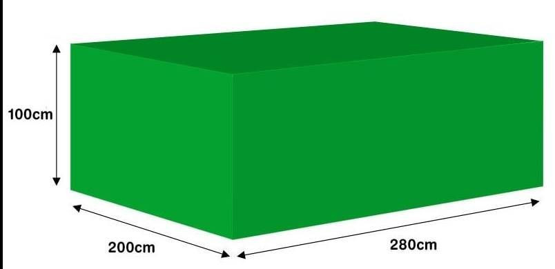 Breathable Rectangular Suite Weather Cover - Medium