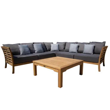 Paris Teak Corner Unit - Certified Teak