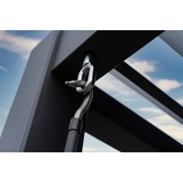 Titan 3m Square Aluminium Pergola  - 8