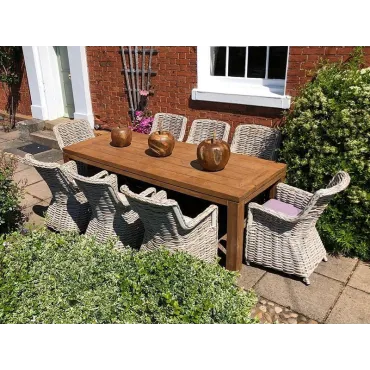 Fiji 8 Chair Rectangular Dining Set Fiji 8 Chair Rectangular Dining Set