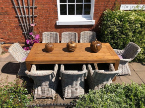 Fiji Dining Fiji 8 Chair Rectangular Dining Set