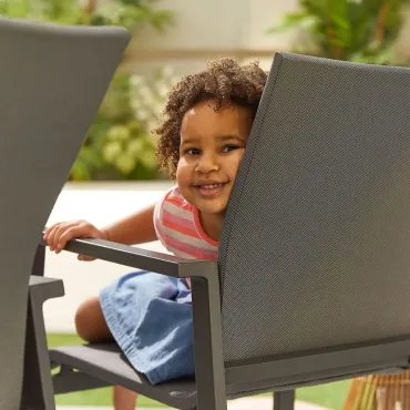 Roma 8 Seat Dining Set - 2m x 1m Rectangular Table  - 8