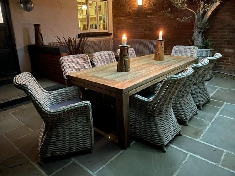 York 8 Chair Dining Set