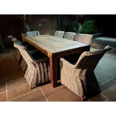 York 8 Chair Dining Set