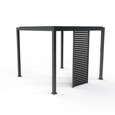 Aluminium Pergolas Titan 1.33m Side Wall Set for 4m
