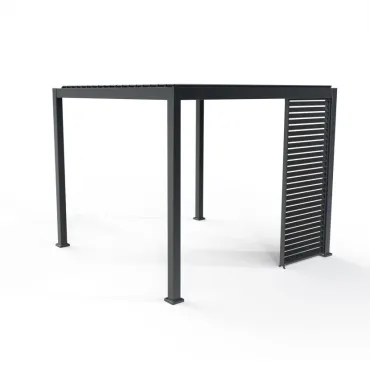 Aluminium Pergolas Titan 1.33m Side Wall Set for 4m