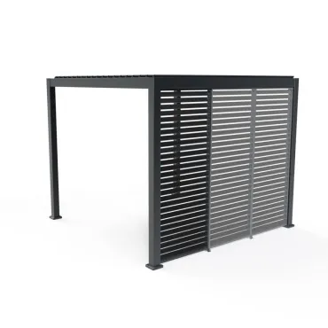 Aluminium Pergolas Titan 1.33m Side Wall Set for 4m
