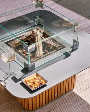Savona Firepit Square  - 2