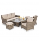 Winchester Sofa Dining Set with Ice Bucket and Rising Table