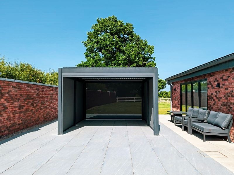 Eclipse 6 X 4m LED Motorised Pergola | Free Standing