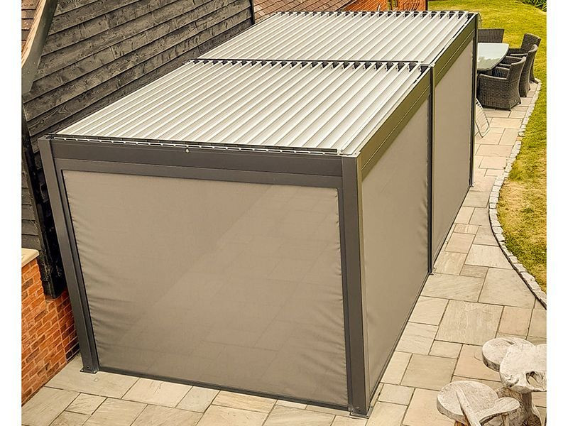 Eclipse 6 X 4m LED Motorised Pergola | Free Standing