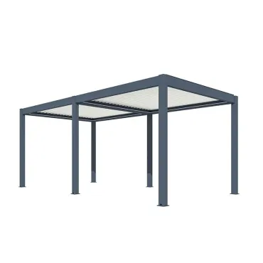 Eclipse 6 X 4m LED Motorised Pergola | Free Standing