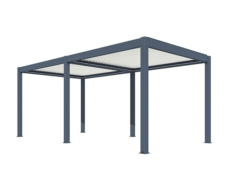 Eclipse 6 X 4m LED Motorised Pergola | Free Standing