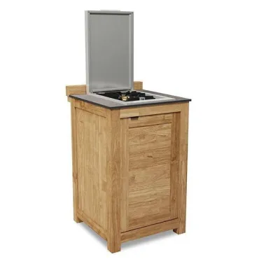 Kitchen Side Burner Cabinet Unit - Bari