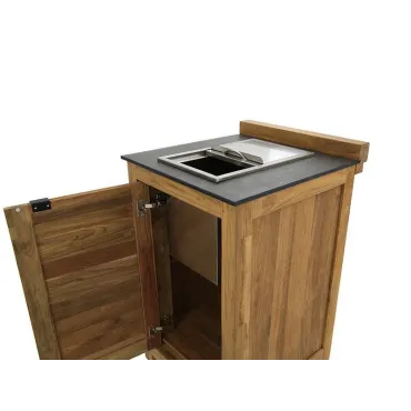 Kitchen Side Burner Cabinet Unit - Bari