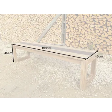 Nero 1.8m Bench - Bari range