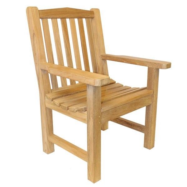 Classic Teak Armchair, Wood Classics Teak Outdoor Furniture