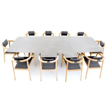 Mustique 10 Chair Dining Set - Certified Teak