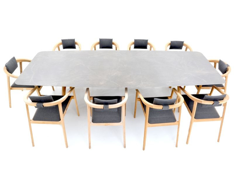 Mustique 10 Chair Dining Set - Certified Teak
