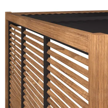 Como Pergola Single Louvre Panel 4m