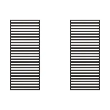 Como Pergola Single Louvre Panel 4m  - 7