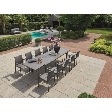 Mustique 10 Chair Extending Set | Life Range  - 2
