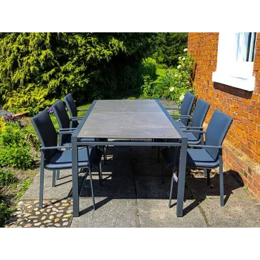 Mustique 10 Chair Extending Set | Life Range  - 14