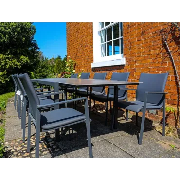 Mustique 10 Chair Extending Set | Life Range  - 15