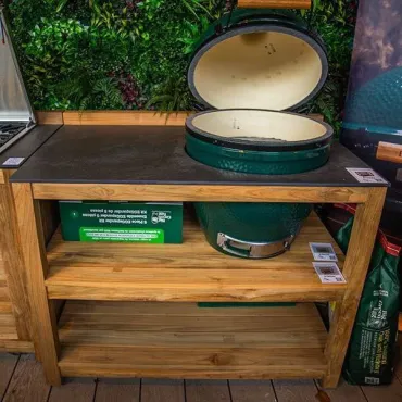 Bari Kitchen Big Green Egg Table Fixed Unit