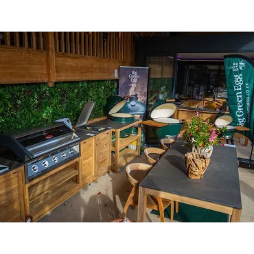 Bari Kitchen Big Green Egg Table Fixed Unit