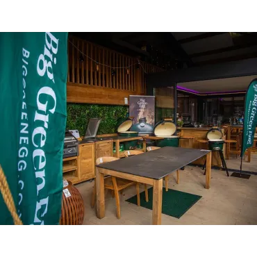 Bari Kitchen Big Green Egg Table Fixed Unit
