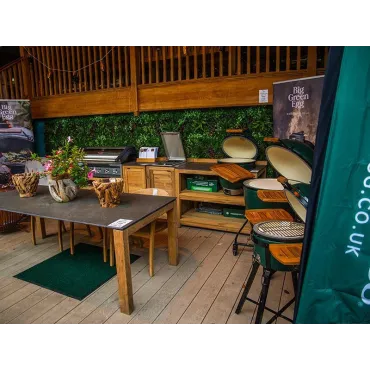Bari Kitchen Big Green Egg Table Fixed Unit