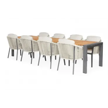 Nappa 8 Dining Set Rialto Table