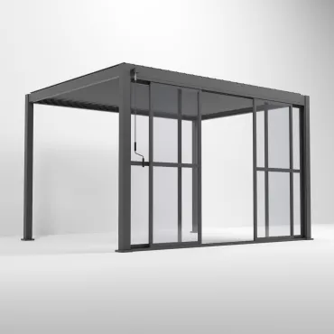 Titan 3.6m Transparent French Sliding System