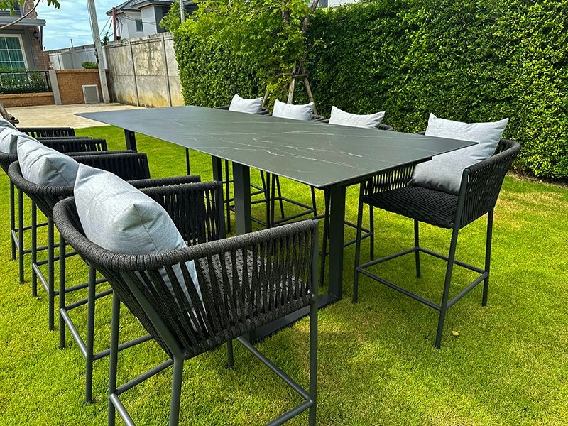 Aruba 8 Chair Bar Dining Set