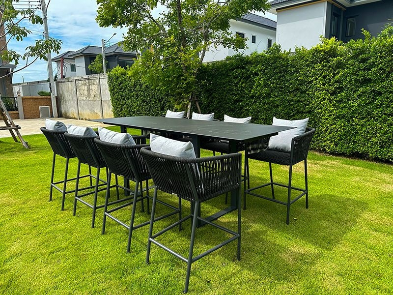 Aruba 8 Chair Bar Dining Set