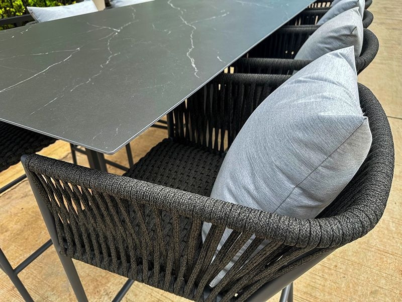 Aruba 8 Chair Bar Dining Set