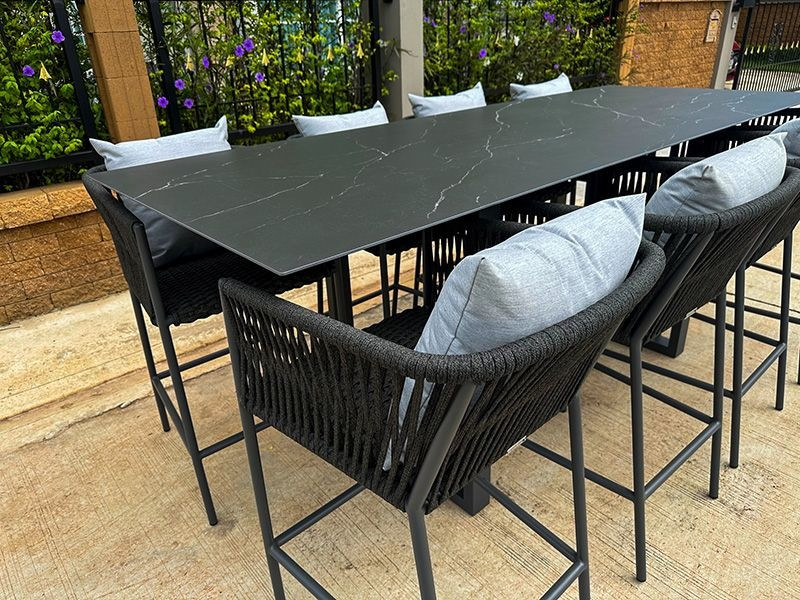 Aruba 8 Chair Bar Dining Set