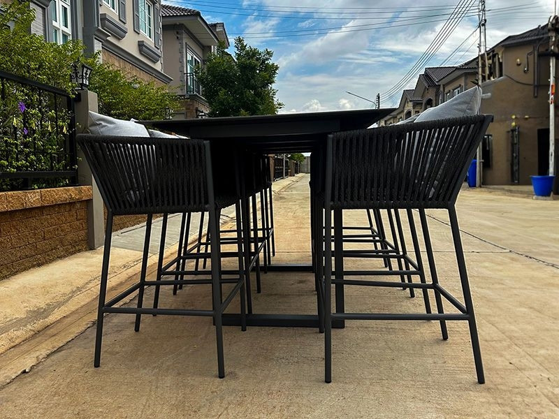 Aruba 8 Chair Bar Dining Set