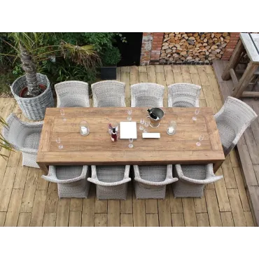 York 10 Chair Dining Set