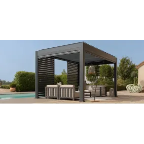 Eden Pergola 4m x 4m Frame LED Motorised Roof