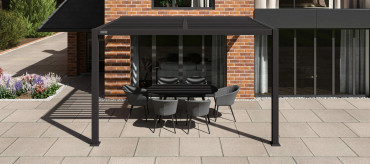 Como Wall mounted 3m x 4m Pergola  - 2