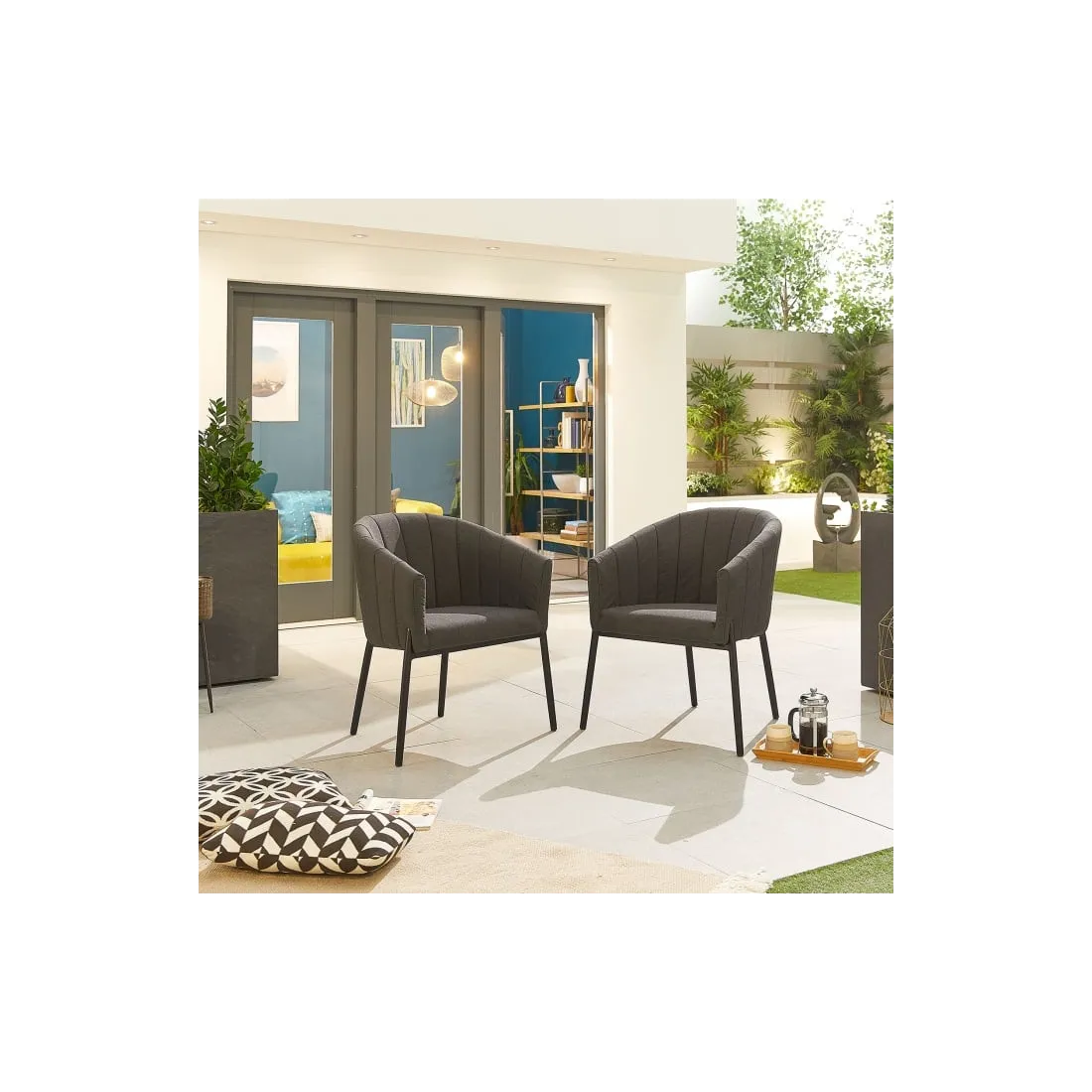 Dining chairs Edge All Weather Fabric Dining Chair - Set of 2